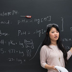 Photo: Teaching assistant leading class