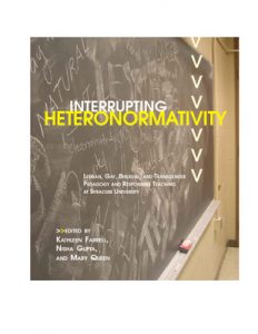 Book cover of Interrupting Heteronormativity